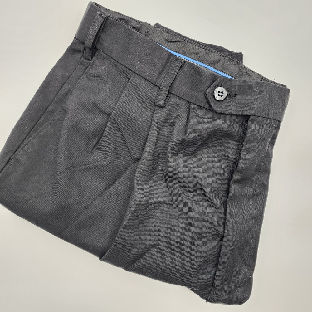 Bocaccio Golf Men's 36 Pleated Front Shorts Super 120's Black Rayon/poly‎